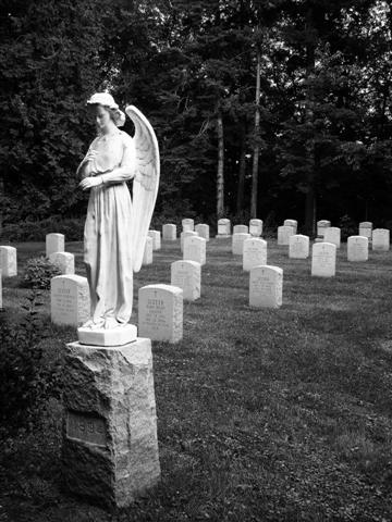 Sculptures In Colchester. Allen Cemetery, Colchester